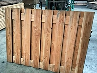 Douglas tuinscherm 19-planks 180x140 cm (15x) - afbeelding 4 van  8