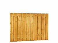 Douglas tuinscherm 19-planks 180x140 cm (15x) - afbeelding 1 van  7
