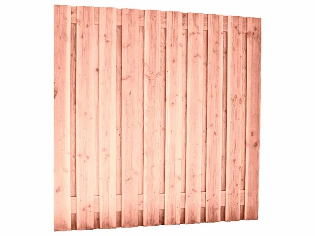 Douglas tuinscherm 19-planks geschaafd 180x180x4,8 cm (2x) - afbeelding 1 van  2
