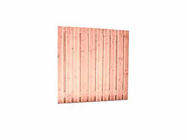 Douglas tuinscherm 19-planks geschaafd 180x180x4,8 cm (2x) - afbeelding 2 van  2