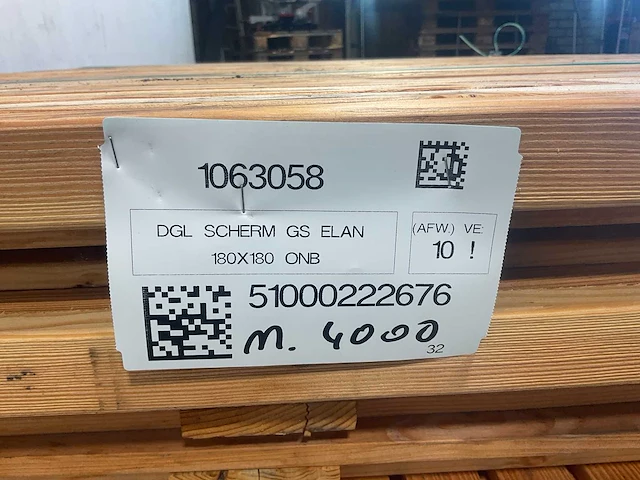 Douglas tuinscherm elan 180x180 cm (5x) - afbeelding 6 van  7