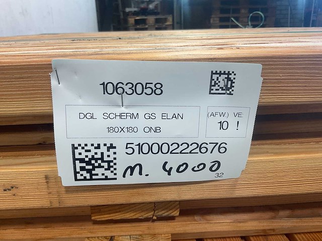 Douglas tuinscherm elan 180x180 cm (5x) - afbeelding 6 van  7