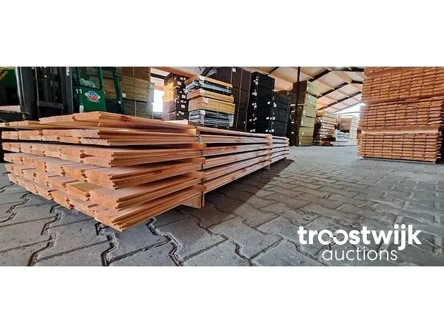 Douglas veer en groef 18x135mm, lengte 300cm - afbeelding 2 van  3