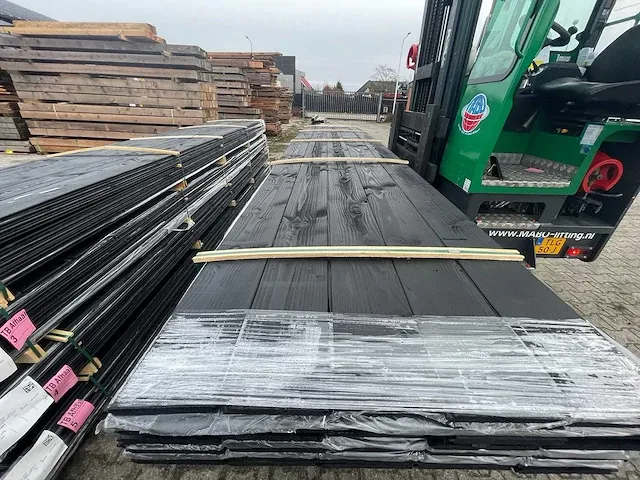 Douglas veer en groef 18x185mm, lengte 500cm (50x) - afbeelding 1 van  3