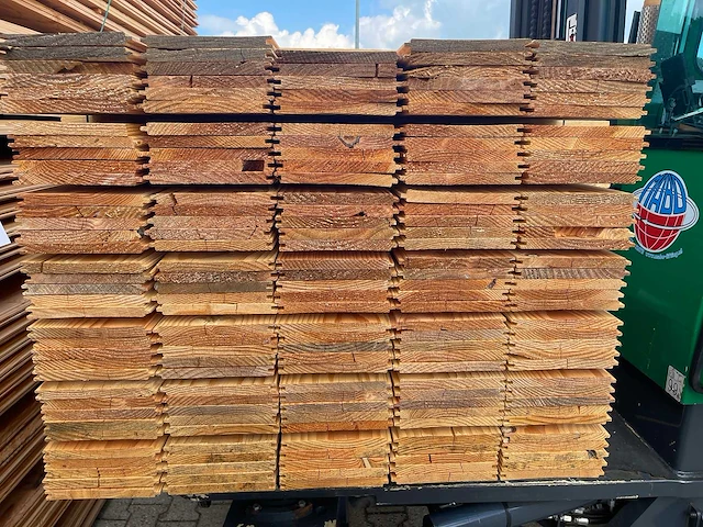 Douglas veer en groef 3000x190x18mm (179x) - afbeelding 3 van  3