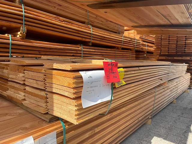 Douglas veer en groef 3000x190x18mm (53x) - afbeelding 2 van  3