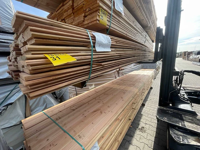 Douglas veer en groef 5000x145x18mm (125x) - afbeelding 2 van  3