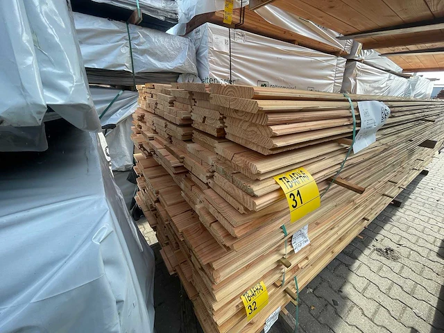 Douglas veer en groef 5000x145x18mm (125x) - afbeelding 3 van  3