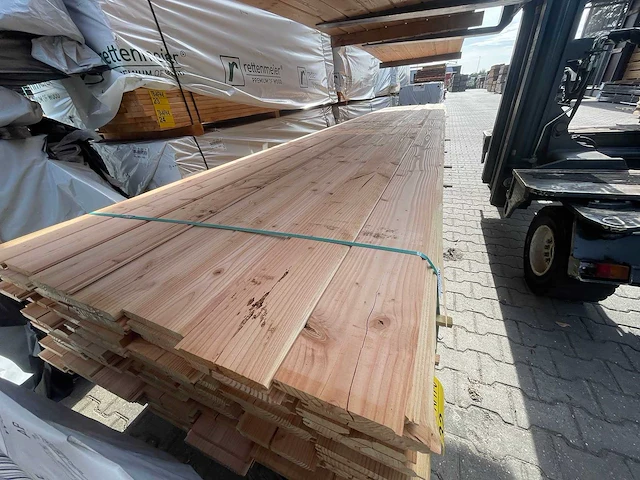 Douglas veer en groef 5000x145x18mm (126x) - afbeelding 1 van  3