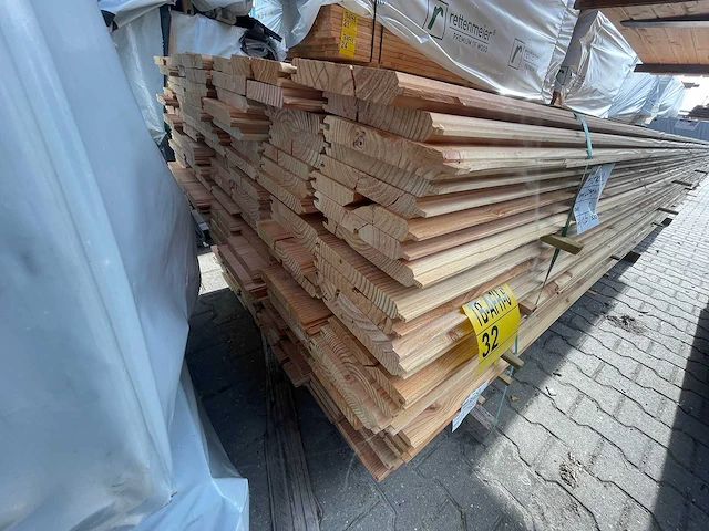 Douglas veer en groef 5000x145x18mm (126x) - afbeelding 3 van  3