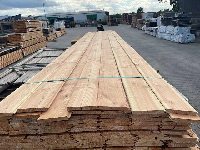 Douglas veer en groef 5000x145x18mm (378x) - afbeelding 1 van  3