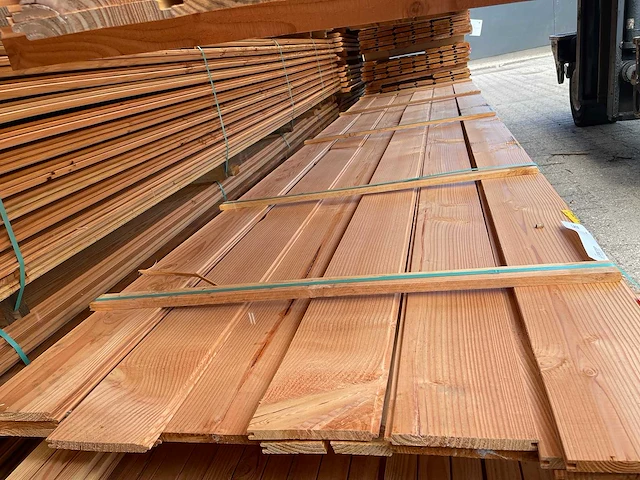 Douglas veer en groef 5000x190x18mm (13x) - afbeelding 1 van  3