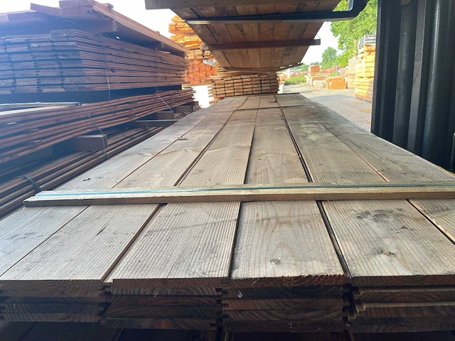 Douglas veer en groef 5000x190x18mm (30x) - afbeelding 1 van  3