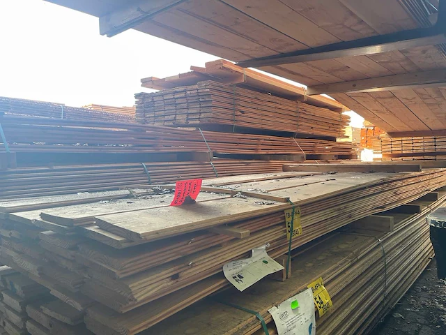 Douglas veer en groef 5000x190x18mm (44x) - afbeelding 2 van  3