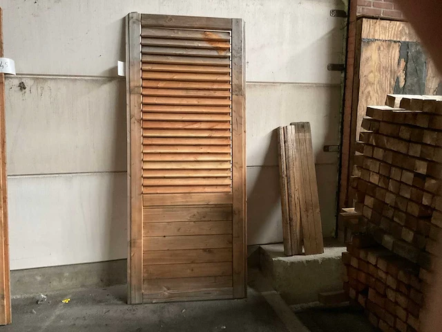 Douglas verstelbaar lamellen paneel 225x90 cm - afbeelding 3 van  4