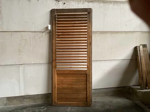 Douglas verstelbaar lamellen paneel 225x90 cm - afbeelding 3 van  5