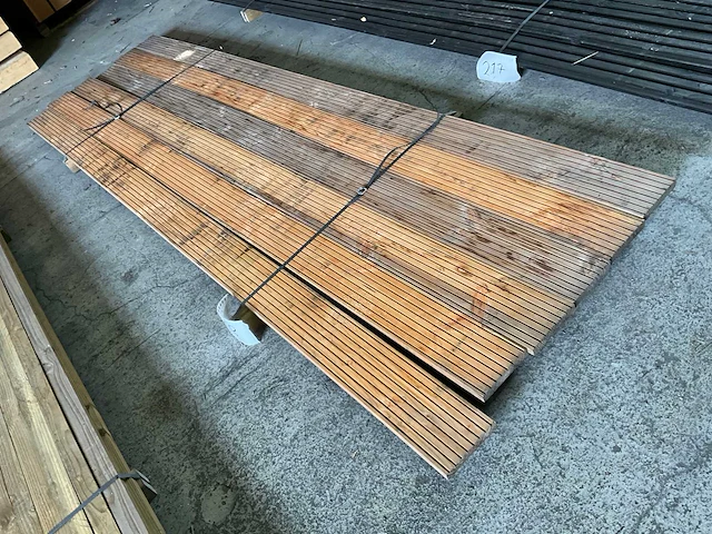 Douglas vlonderplank 300x14,5x2,5 cm (6x) - afbeelding 2 van  4