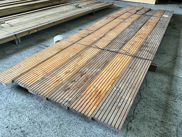 Douglas vlonderplank 300x14,5x2,5 cm (6x) - afbeelding 3 van  4