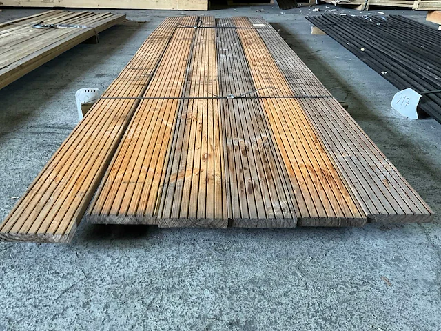 Douglas vlonderplank 300x14,5x2,5 cm (6x) - afbeelding 4 van  4