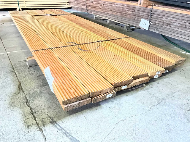 Douglas vlonderplank 300x14,5x2,8 cm (14x) - afbeelding 2 van  4
