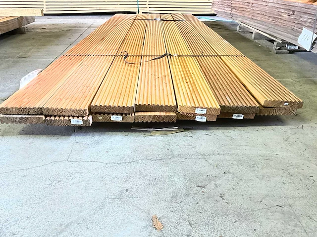 Douglas vlonderplank 300x14,5x2,8 cm (14x) - afbeelding 3 van  4