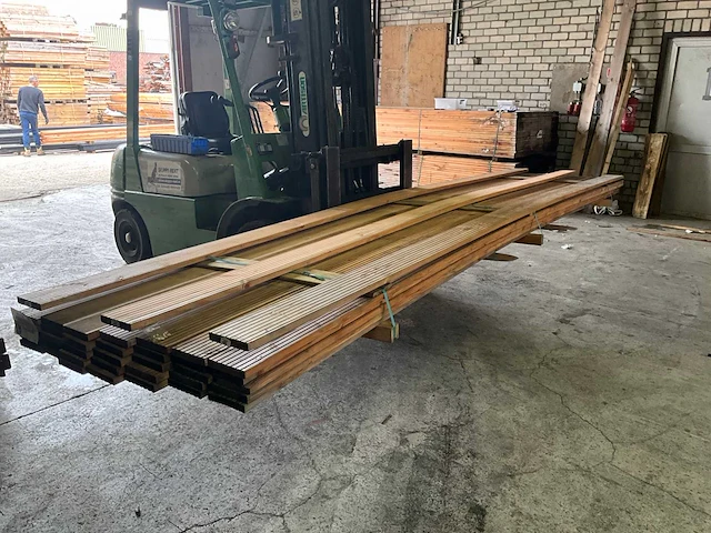 Douglas vlonderplank 500x13,8x2,4 cm (38x) - afbeelding 1 van  5