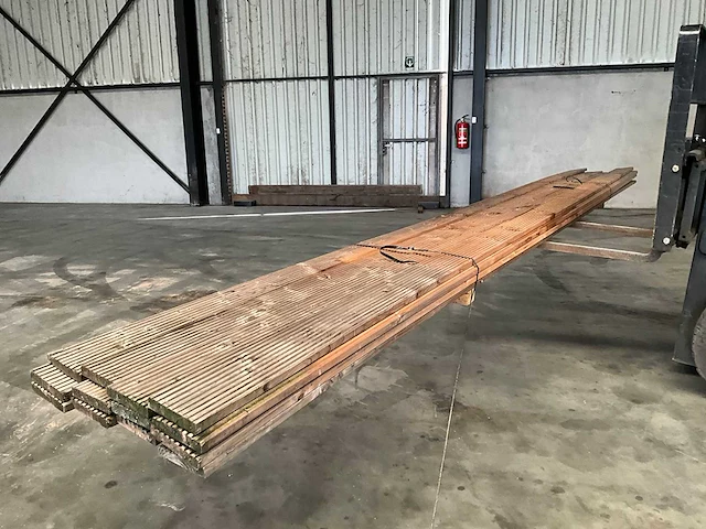 Douglas vlonderplank 500x14x2,8 cm (13x) - afbeelding 4 van  4