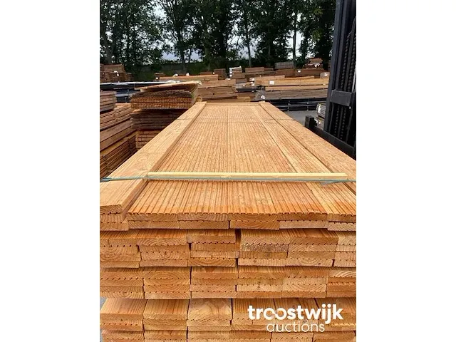 Douglas vlonderplanken 25x140mm, lengte 300cm - afbeelding 1 van  3