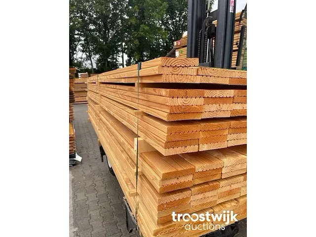 Douglas vlonderplanken 25x140mm, lengte 300cm - afbeelding 2 van  3
