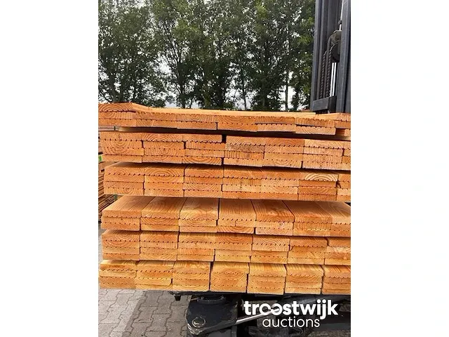 Douglas vlonderplanken 25x140mm, lengte 300cm - afbeelding 3 van  3