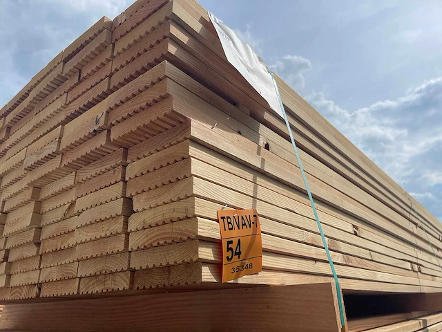 Douglas vlonderplanken 3000x145x28mm (112x) - afbeelding 2 van  3