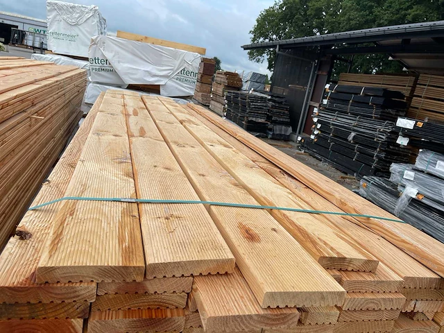 Douglas vlonderplanken 3000x145x28mm (124x) - afbeelding 1 van  3