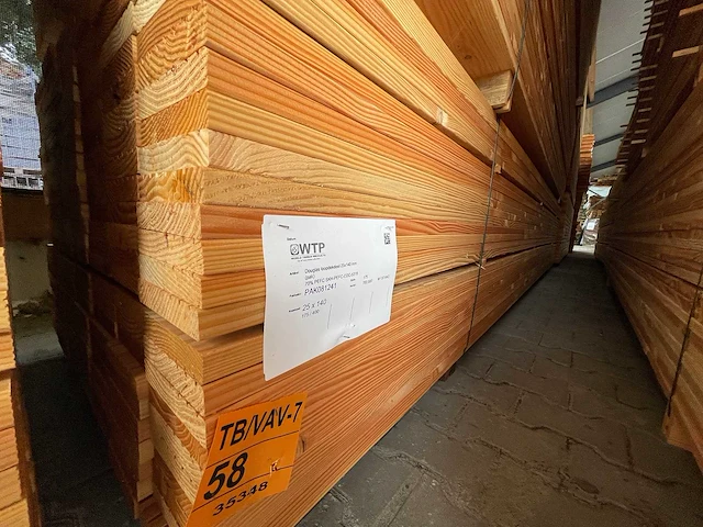 Douglas vlonderplanken 4000x140x25mm (175x) - afbeelding 4 van  4
