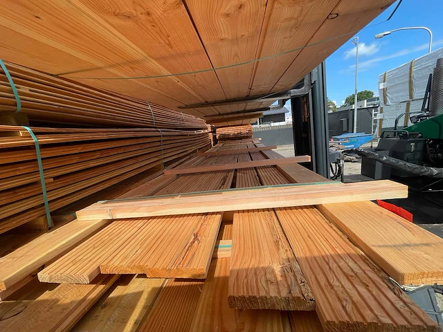 Douglas vlonderplanken 5000x140x25mm - afbeelding 1 van  3
