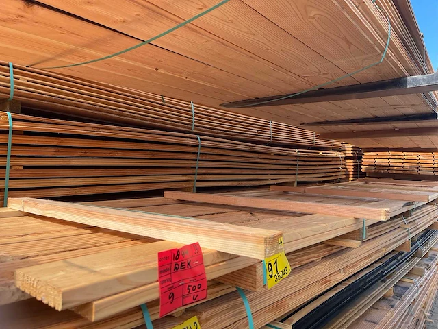 Douglas vlonderplanken 5000x140x25mm - afbeelding 2 van  3