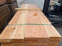 Douglas wisselsponning/ halfhoutsrabat 3000x190x18mm (120x) - afbeelding 1 van  3