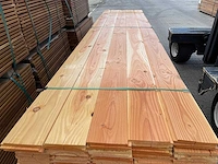 Douglas wisselsponning/ halfhoutsrabat 4000x190x18mm (120x) - afbeelding 1 van  3