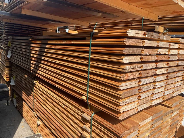 Douglas wisselsponning/halfhoutsrabat 3000x190x16mm (130x) - afbeelding 2 van  3