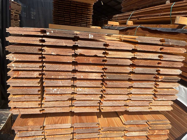 Douglas wisselsponning/halfhoutsrabat 3000x190x16mm (130x) - afbeelding 3 van  3