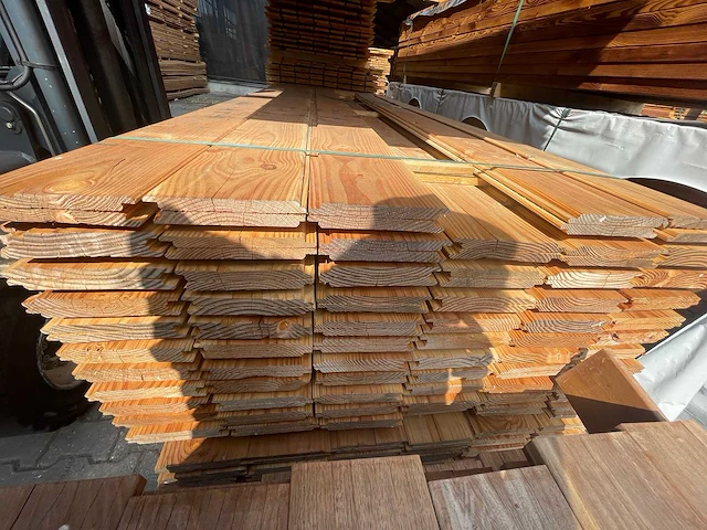 Douglas wisselsponning/halfhoutsrabat 3000x190x16mm (130x) - afbeelding 3 van  3