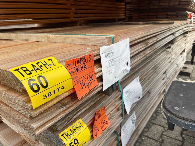 Douglas wisselsponning/halfhoutsrabat 3000x190x18mm (33x) - afbeelding 2 van  3