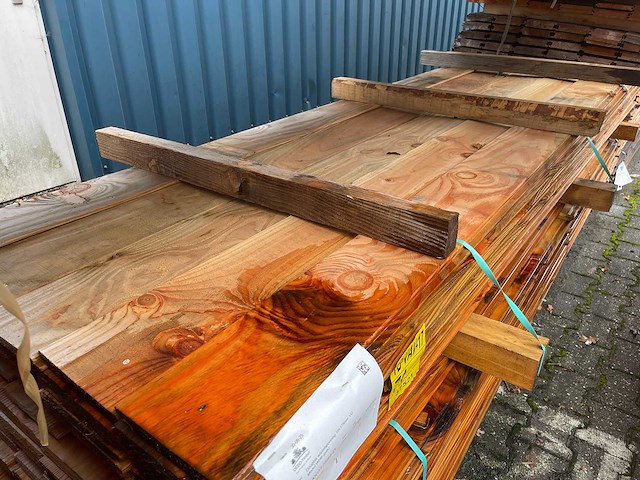 Douglas wisselsponning/halfhoutsrabat 3000x190x18mm (49x) - afbeelding 1 van  3