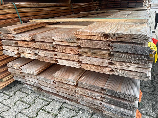 Douglas wisselsponning/halfhoutsrabat 3000x190x18mm (54x) - afbeelding 3 van  3