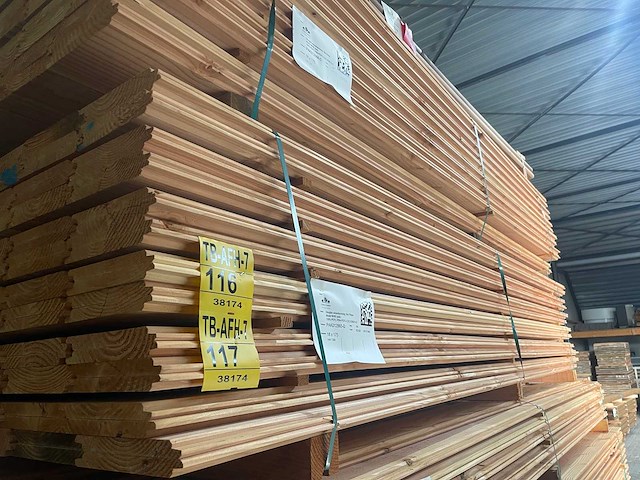 Douglas wisselsponning/halfhoutsrabat 3000x190x18mm (72x) - afbeelding 4 van  4