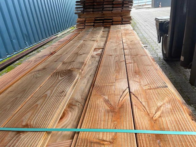 Douglas wisselsponning/halfhoutsrabat 3000x190x18mm (77x) - afbeelding 1 van  3