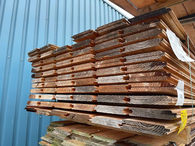 Douglas wisselsponning/halfhoutsrabat 4000x190x16mm (130x) - afbeelding 3 van  3