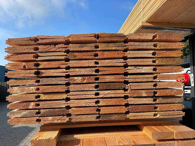 Douglas wisselsponning/halfhoutsrabat 4000x190x18mm (132x) - afbeelding 3 van  3