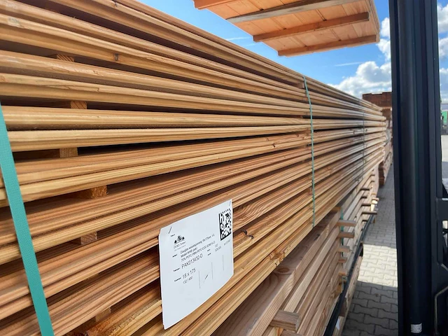 Douglas wisselsponning/halfhoutsrabat 4000x190x18mm (132x) - afbeelding 2 van  3