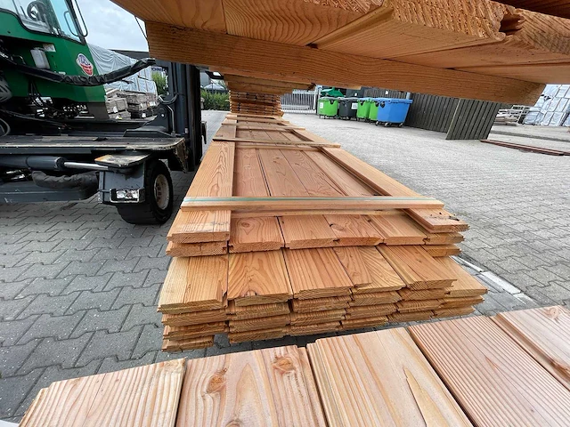 Douglas wisselsponning/halfhoutsrabat 4500-5000x190x18mm (64x) - afbeelding 1 van  3