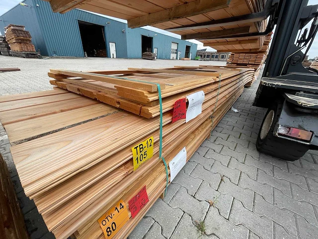 Douglas wisselsponning/halfhoutsrabat 4500-5000x190x18mm (64x) - afbeelding 3 van  3